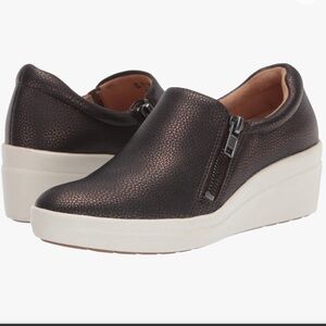 Naturalizer Women’s Sierra Wedge Sneakers Black Size 8 Like New